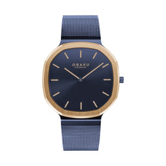 Obaku Oktant Ocean Analouge Blue Round Dial Women's Watch -  V253GXSLML