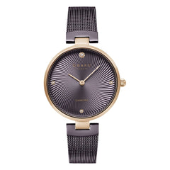 Obaku Diamant Ocean Analouge Blue Round Dial Women's Watch -  V256LXVNMN-DD