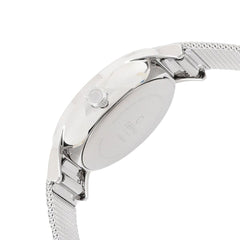 OBAKU Tang Steel Quartz White Round Dial Men's Watch- V260GXCIMC