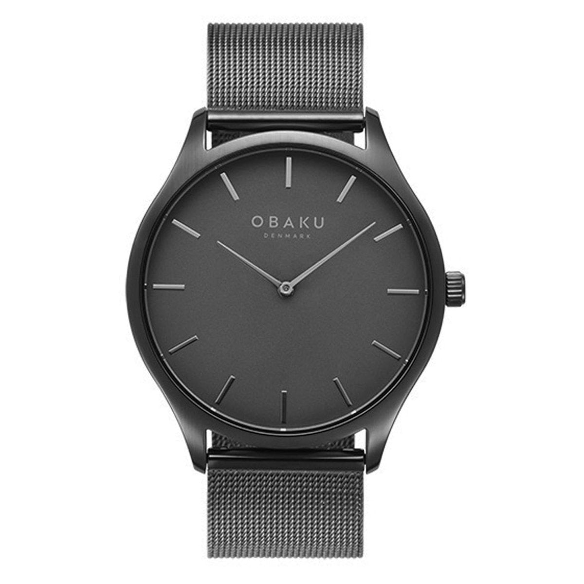 OBAKU Tang Lille Smokey Quartz Grey Round Dial Women's Watch- V260LXUUMU
