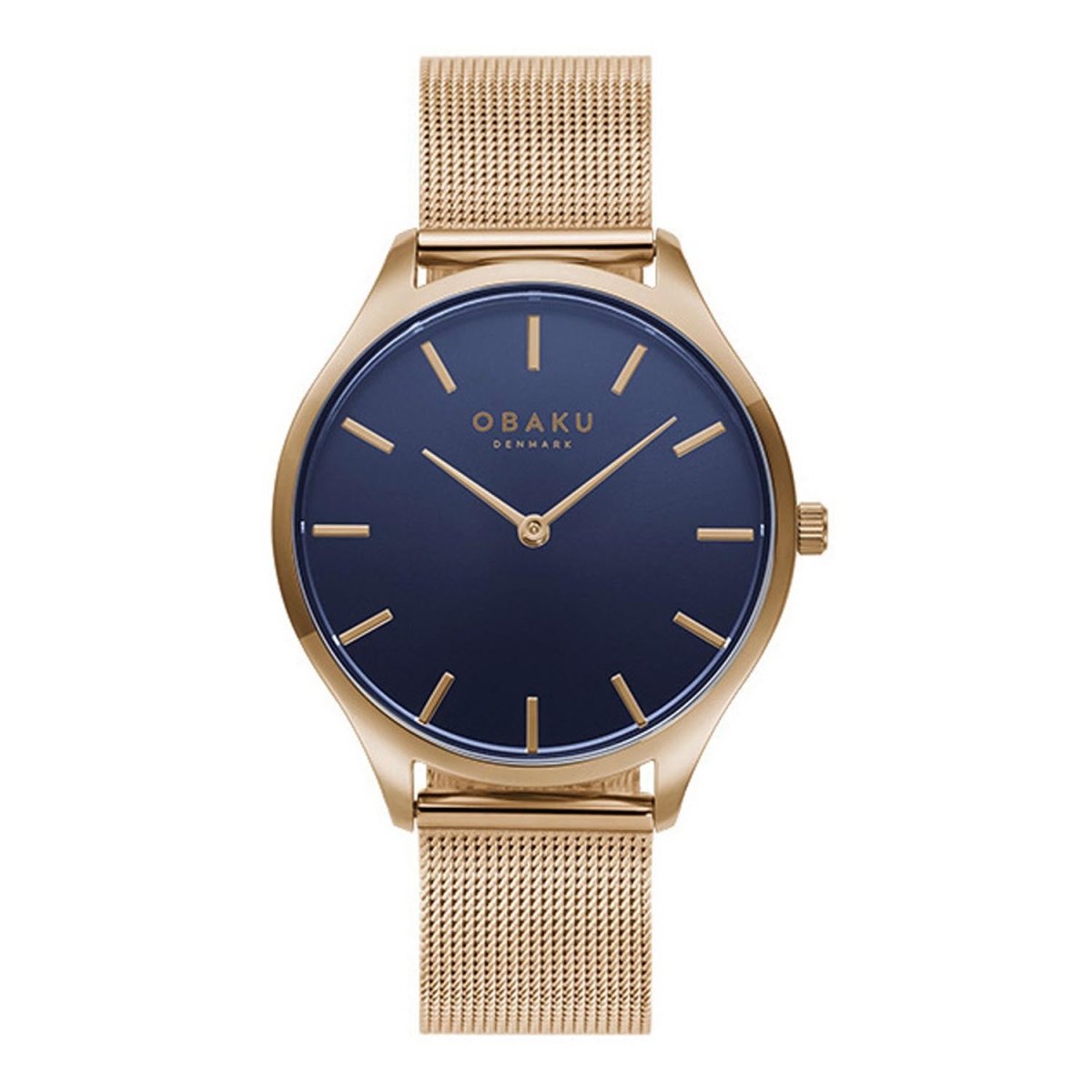 OBAKU Tang Lille Azure Quartz Blue Round Dial Women's Watch- V260LXVLMV