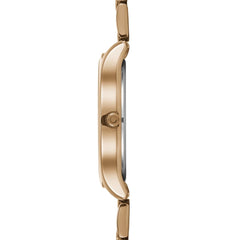 OBAKU Tang Lille Rosette Quartz Rose Gold Round Dial Women's Watch- V260LXVVSV