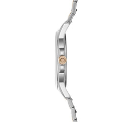 Obaku Jasmin Blossom Quartz 6.4mm Slim Case White MOP Round Dial Women's Watch- V261LECWSH