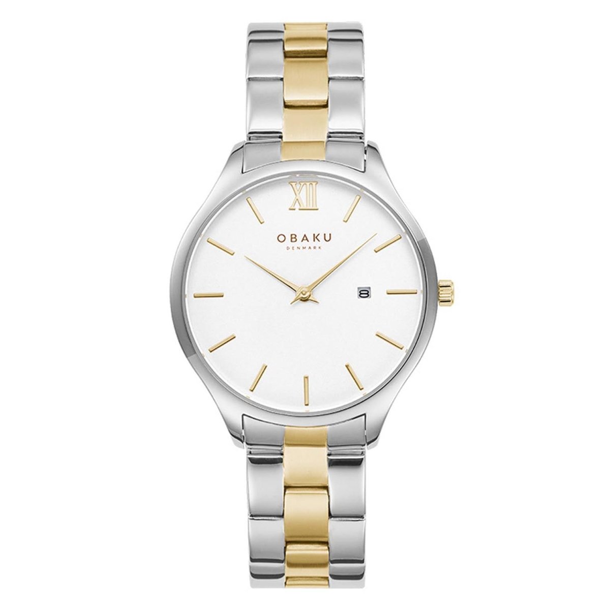Obaku Vibe Lille Butterscotch Quartz Silver Round Dial Women's Watch- V266LDCISF