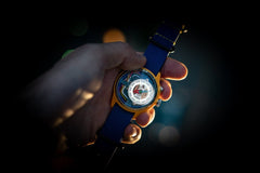 The Electricianz Cable Z Inhouse Electric Module 4 LED Silver Round Dial Men's Watch - ZZ-A1A/04-NFB