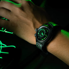 The ELECTRICIANZ ZZ-A1A/06 Matrix Limited Edition LED Nightlight Inhouse Electric Module Watch For Men