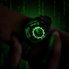 The ELECTRICIANZ ZZ-A1A/06 Matrix Limited Edition LED Nightlight Inhouse Electric Module Watch For Men