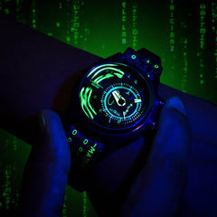 The ELECTRICIANZ ZZ-A1A/06 Matrix Limited Edition LED Nightlight Inhouse Electric Module Watch For Men