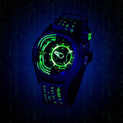 The ELECTRICIANZ ZZ-A1A/06 Matrix Limited Edition LED Nightlight Inhouse Electric Module Watch For Men