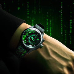 The ELECTRICIANZ ZZ-A1A/06 Matrix Limited Edition LED Nightlight Inhouse Electric Module Watch For Men