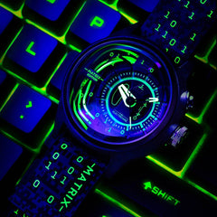 The ELECTRICIANZ ZZ-A1A/06 Matrix Limited Edition LED Nightlight Inhouse Electric Module Watch For Men