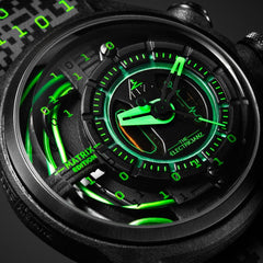 The ELECTRICIANZ ZZ-A1A/06 Matrix Limited Edition LED Nightlight Inhouse Electric Module Watch For Men