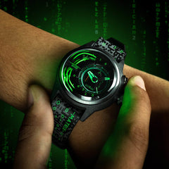 The ELECTRICIANZ ZZ-A1A/06 Matrix Limited Edition LED Nightlight Inhouse Electric Module Watch For Men
