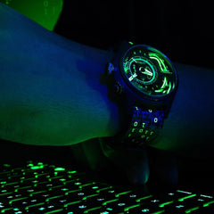 The ELECTRICIANZ ZZ-A1A/06 Matrix Limited Edition LED Nightlight Inhouse Electric Module Watch For Men