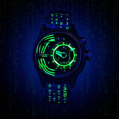 The ELECTRICIANZ ZZ-A1A/06 Matrix Limited Edition LED Nightlight Inhouse Electric Module Watch For Men