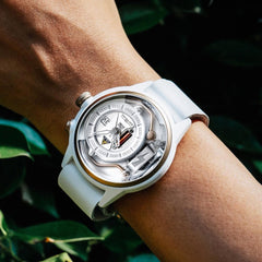 The ELECTRICIANZ ZZ-A1C/04 S.NOW Swiss Design 4 LED Nightlight Inhouse Electric Module Watch For Men