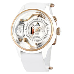 The ELECTRICIANZ ZZ-A1C/04 S.NOW Swiss Design 4 LED Nightlight Inhouse Electric Module Watch For Men