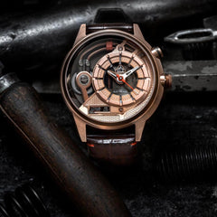 The ELECTRICIANZ ZZ-A3C/03 SOPRANO Z Swiss Design 5 LED Nightlight Inhouse Electric Module Watch For Men
