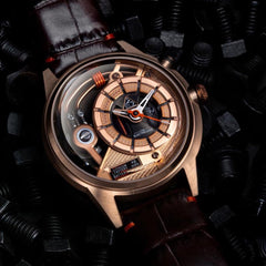The ELECTRICIANZ ZZ-A3C/03 SOPRANO Z Swiss Design 5 LED Nightlight Inhouse Electric Module Watch For Men