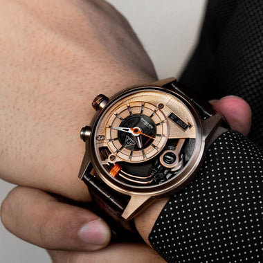The ELECTRICIANZ ZZ-A3C/03 SOPRANO Z Swiss Design 5 LED Nightlight Inhouse Electric Module Watch For Men