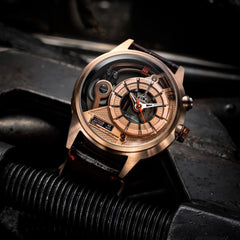 The ELECTRICIANZ ZZ-A3C/03 SOPRANO Z Swiss Design 5 LED Nightlight Inhouse Electric Module Watch For Men